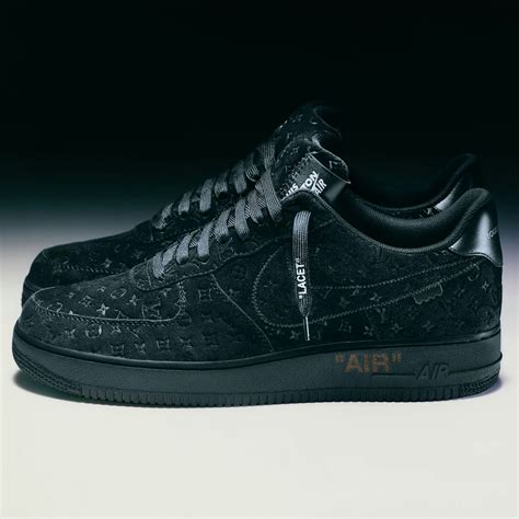 nike air force lv black|black lv af1.